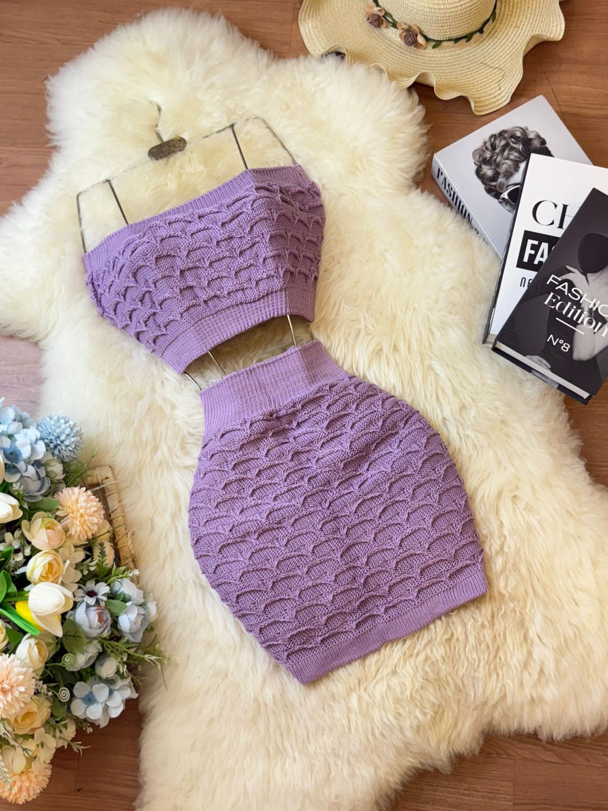 ENSEMBLE EN TRICOT #E02