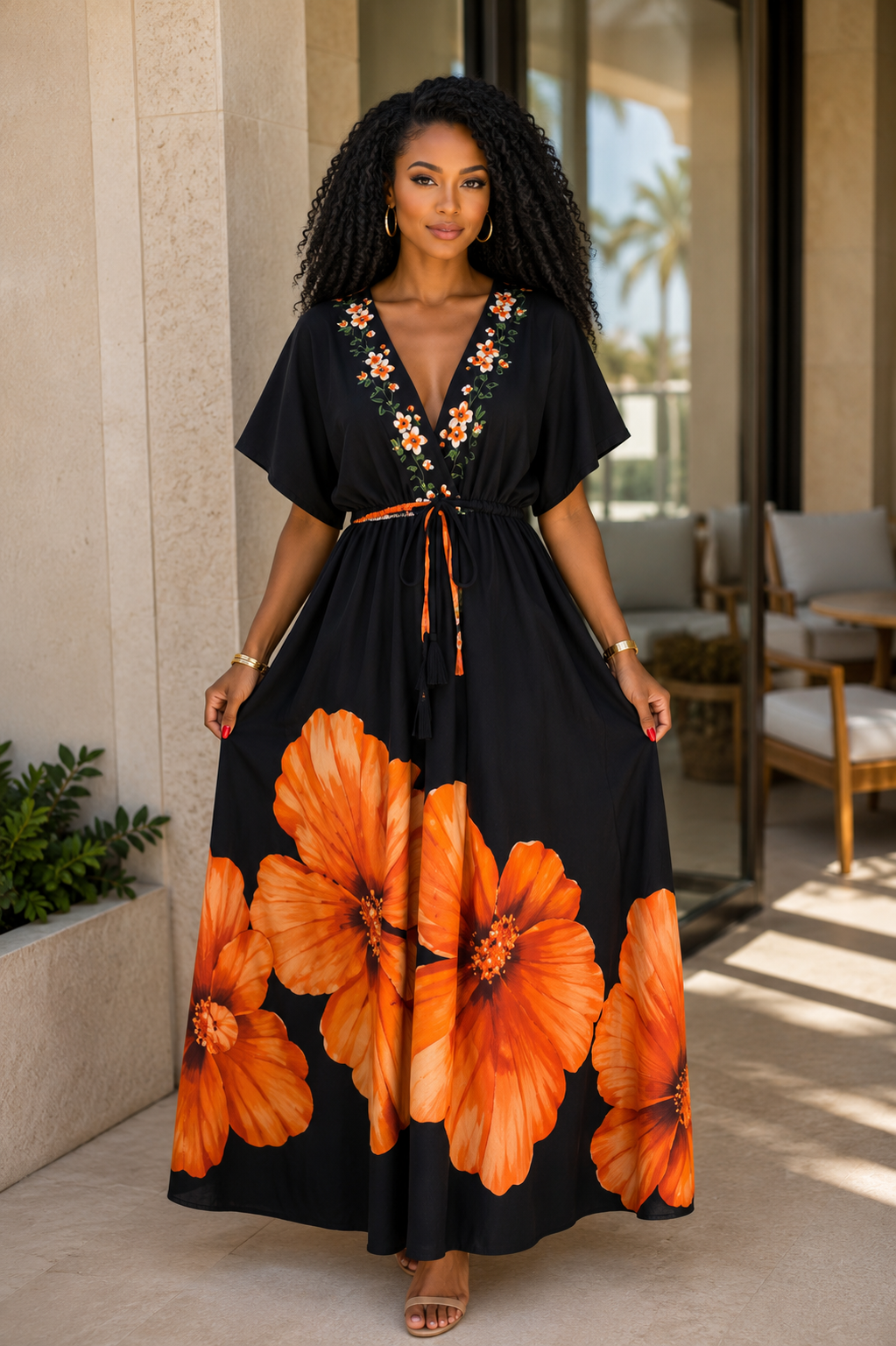 ROBE LONGUE INDIANO