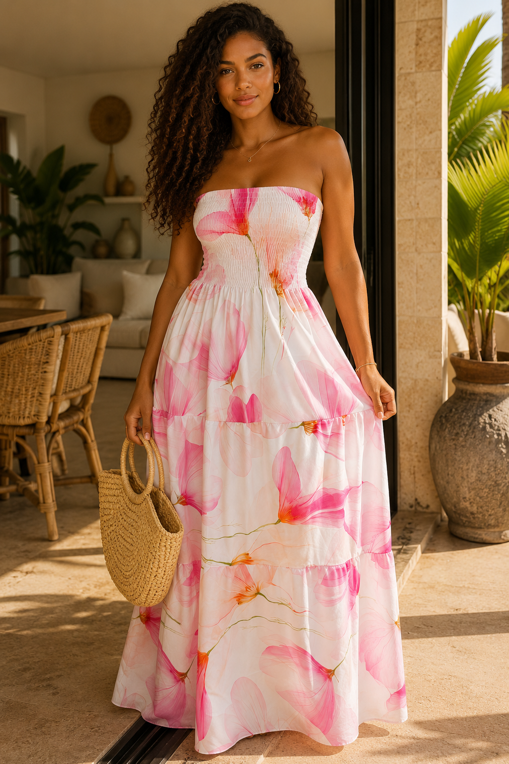 ROBE FLUIDE BUSTIER Mélissa