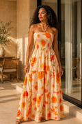 ROBE FLUIDE BUSTIER Mélissa