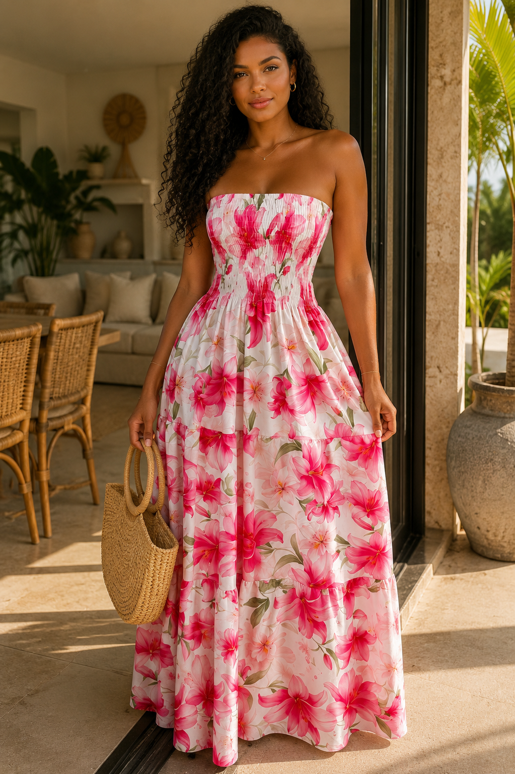 ROBE FLUIDE BUSTIER Mélissa