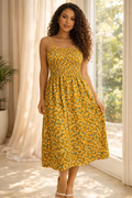 ROBE FLUIDE MI-LONGUE