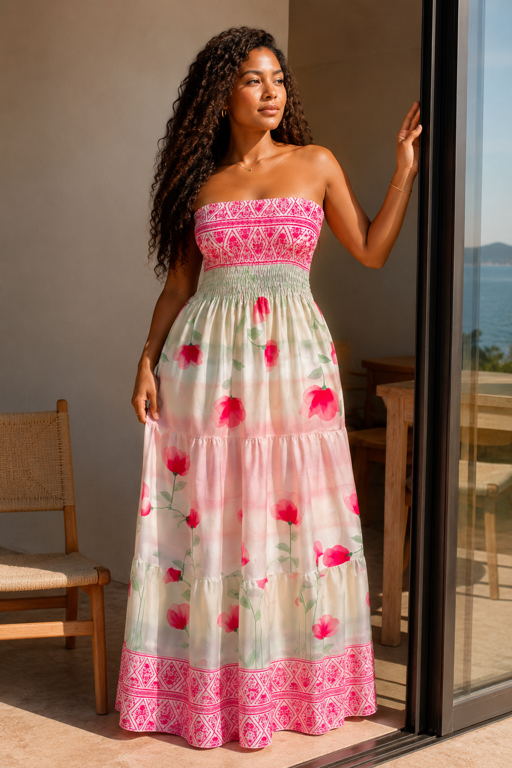 ROBE FLUIDE AJUSTABLE