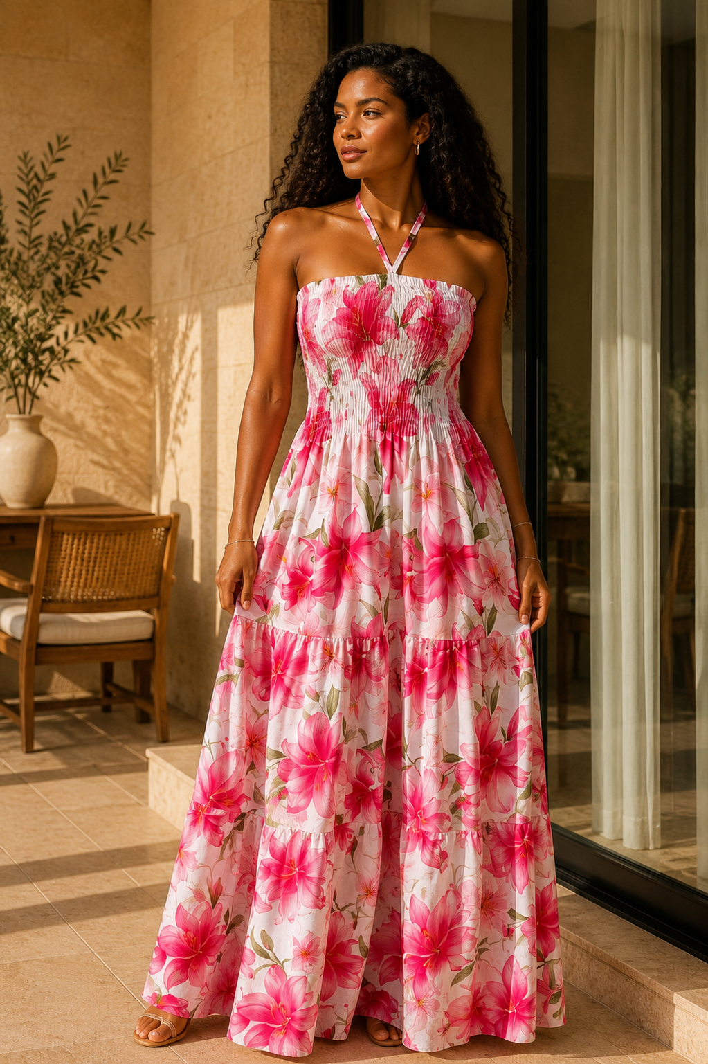 ROBE FLUIDE BUSTIER Mélissa