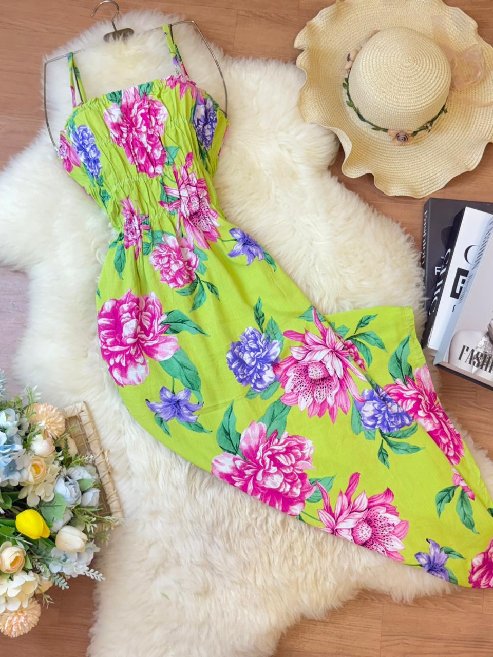 ROBE FLUIDE MI-LONGUE