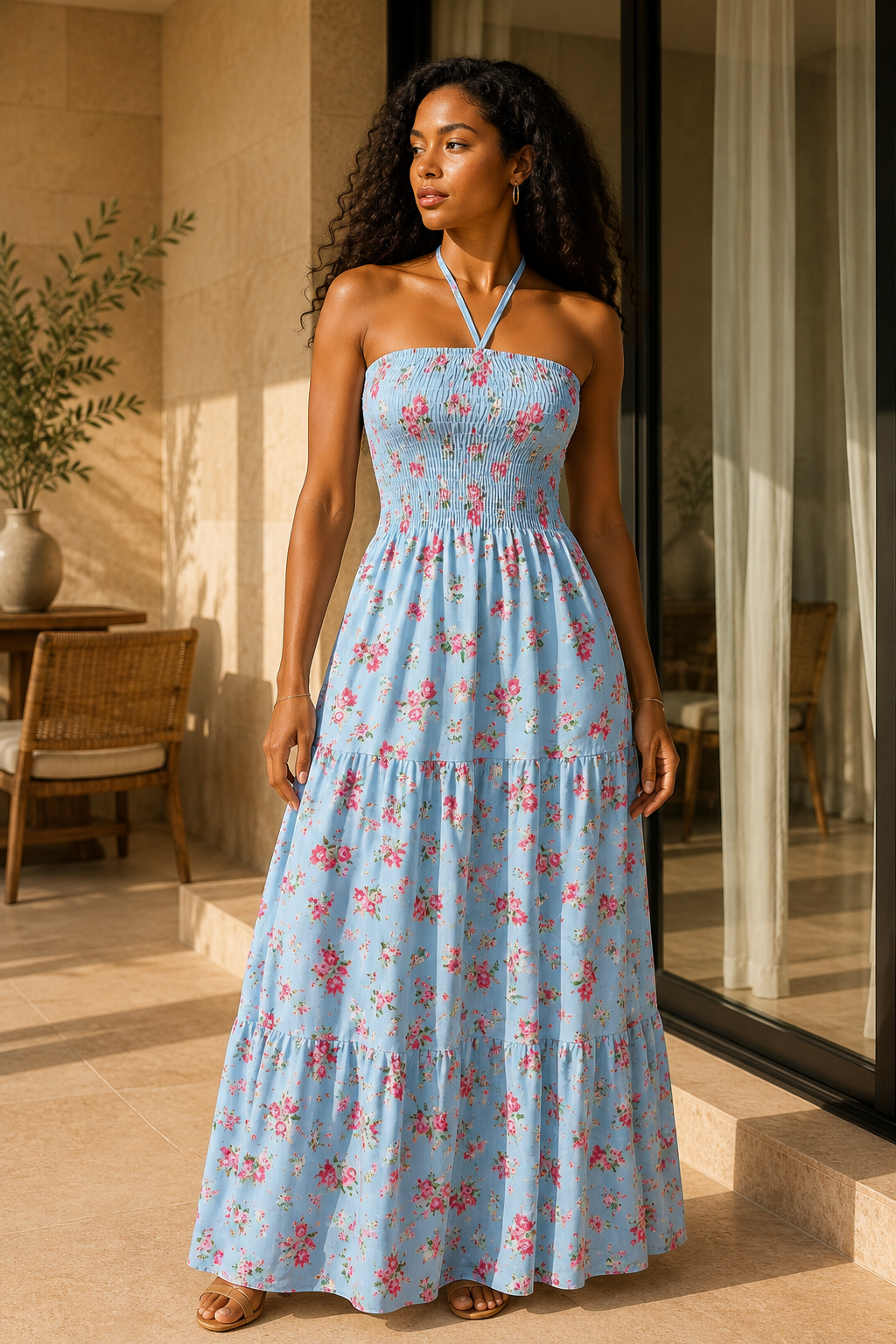 ROBE FLUIDE BUSTIER Mélissa
