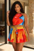 ENSEMBLES SHORTS FLUIDES TOP AJUSTABLE