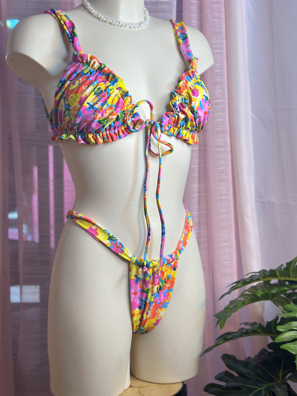 DEUX PIECES IMPRIMÉ FLORAL