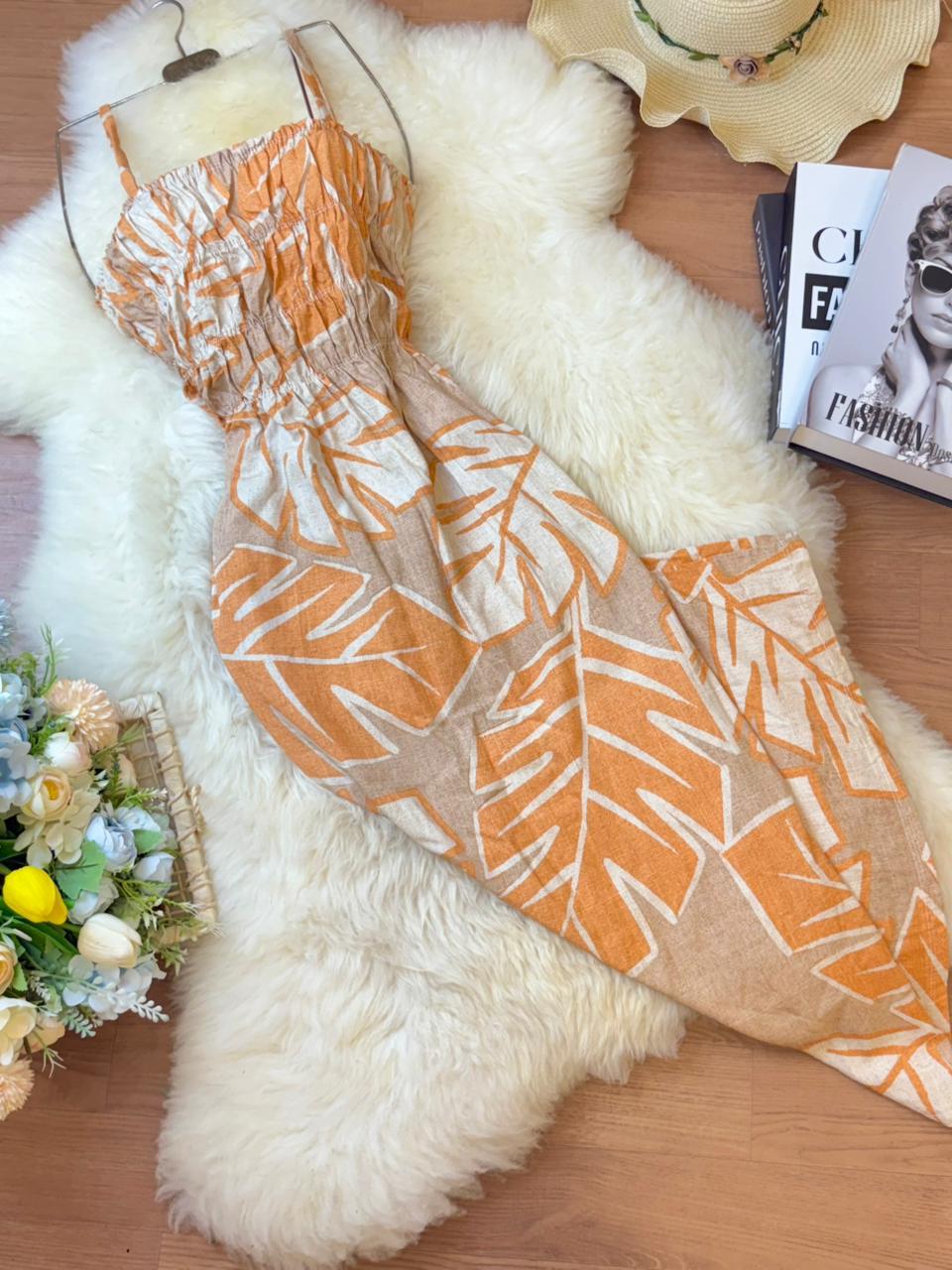 ROBE FLUIDE MI-LONGUE