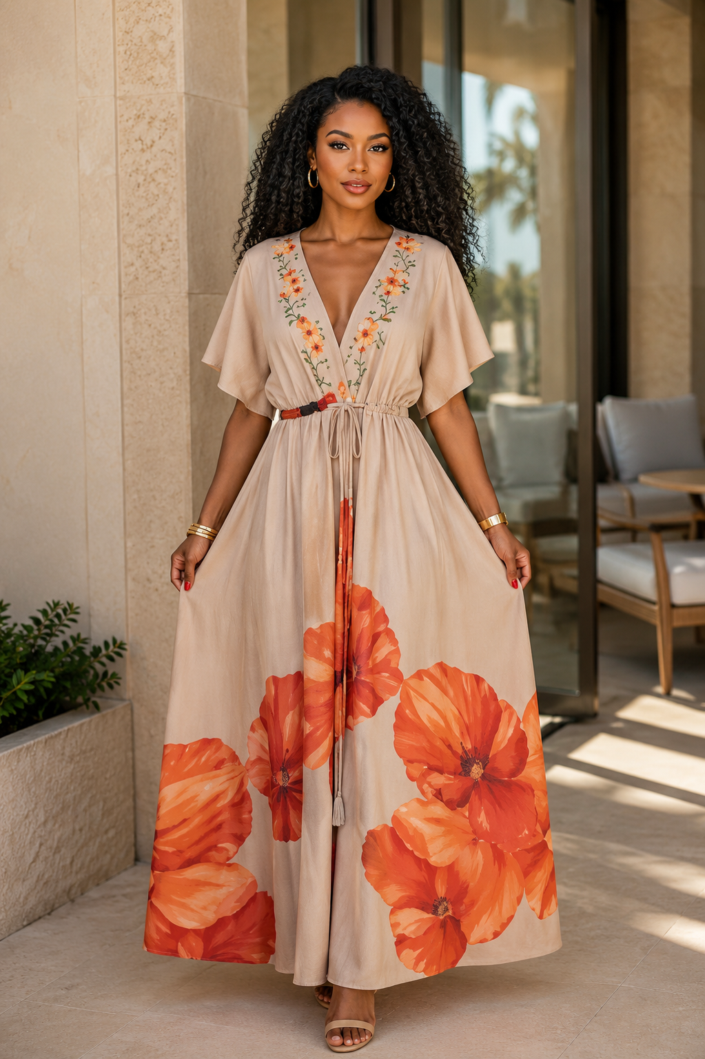 ROBE LONGUE INDIANO