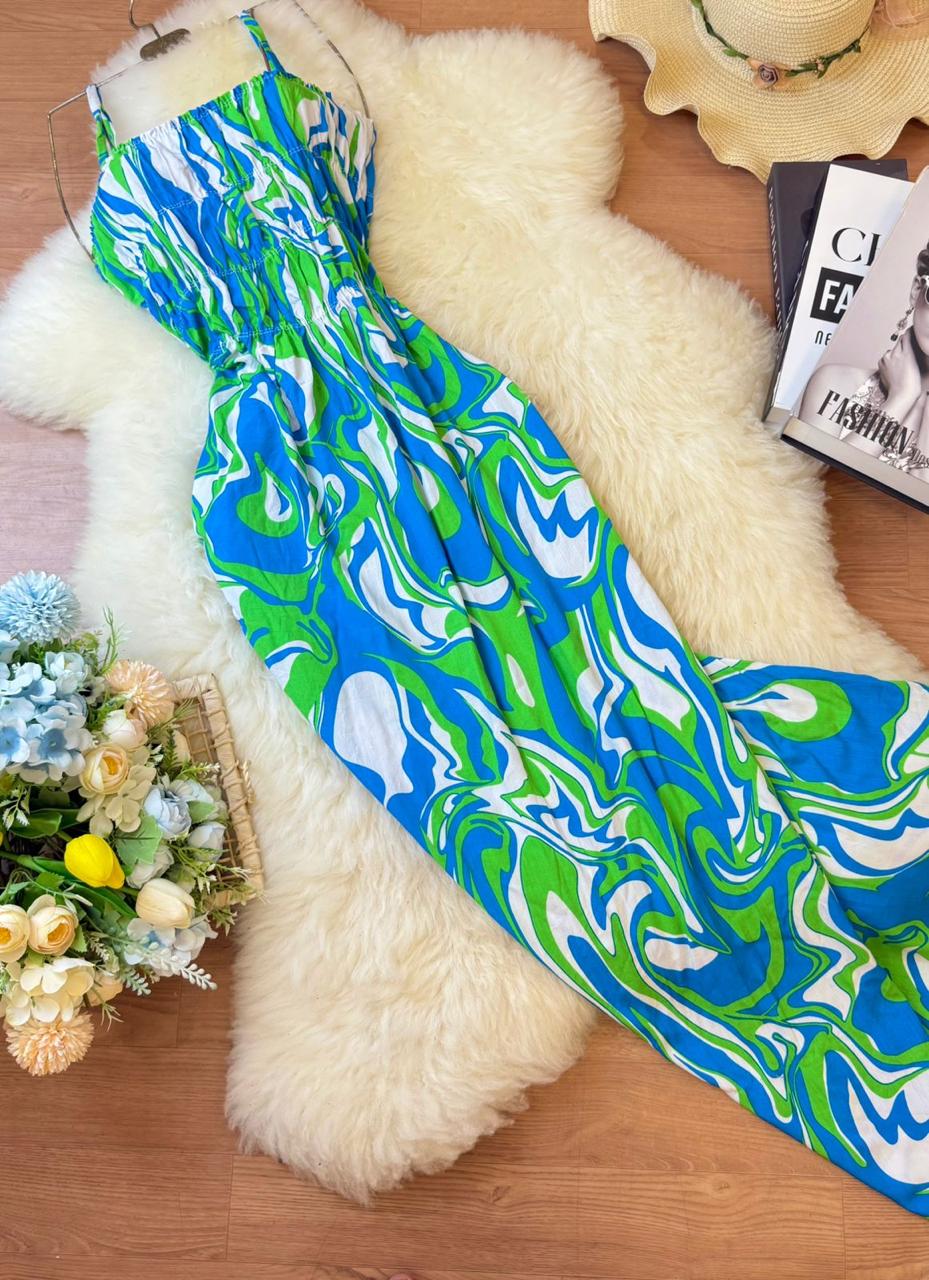 ROBE FLUIDE MI-LONGUE