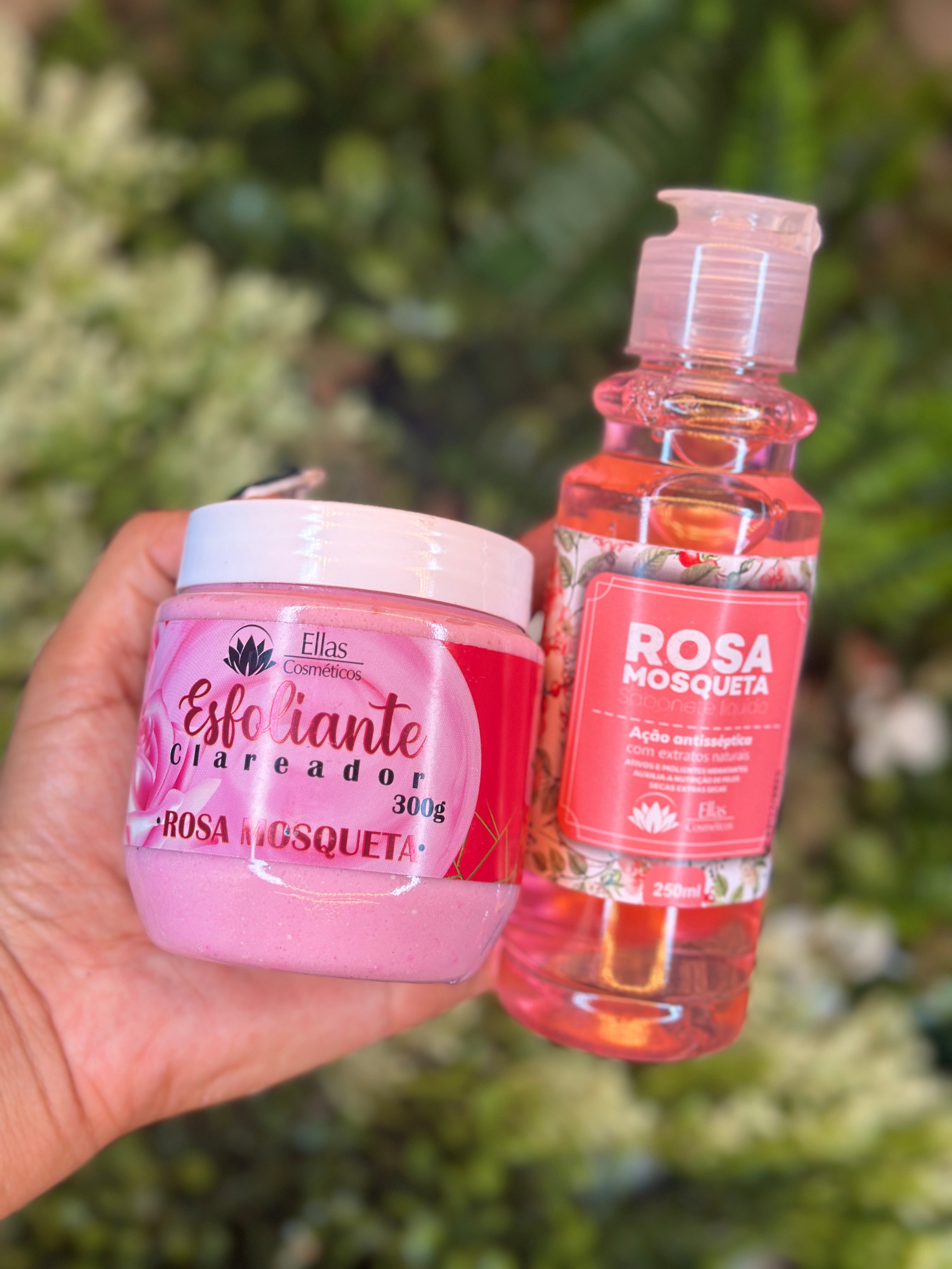 ✨ Kit Soin Corps à la Rose Mosqueta – Gel Douche & Exfoliant ✨