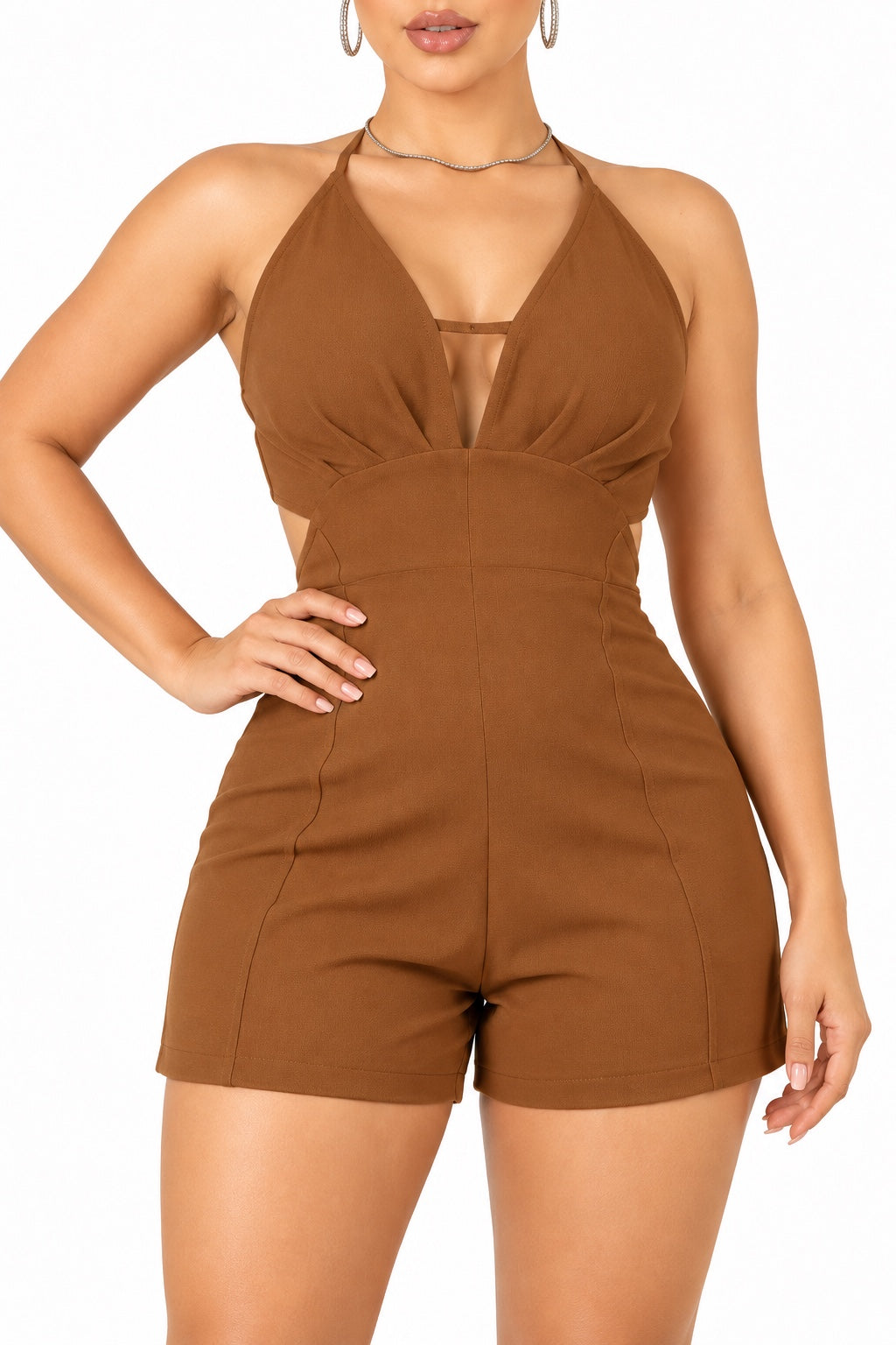 Combishort Marron - face